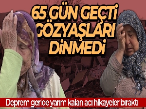 65 gün geçti, gözyaşları dinmedi: Evlerin yıkıldığı mahalle enkaz alanına dönüştü