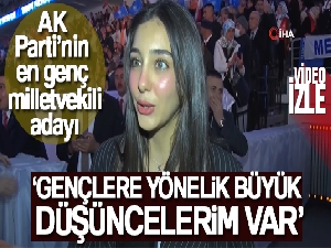 AK Parti en genç milletvekili adayı Alptekin: 'Cumhurbaşkanımıza çok teşekkür ediyorum'