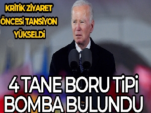 Biden'ın Kuzey İrlanda ziyareti öncesi polis 4 adet boru tipi bomba buldu