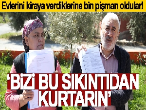 Kiracı evi başkalarına bırakıp gitti, oturanlar ile ev sahibi mahkemelik oldu