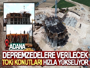 Depremzedelere verilecek TOKİ konutları hızla yükseliyor
