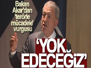 Milli Savunma Bakanı Akar'dan 'terörle mücadele' vurgusu