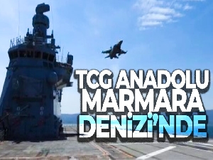 TCG Anadolu Marmara Denizi'nde