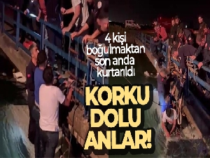 Adana'da minibüs sulama kanalına düştü, itfaiye 4 kişiyi boğulmaktan kurtardı