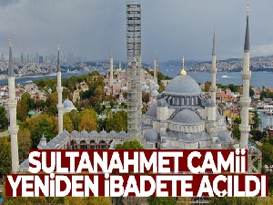 Cumhurbaşkanı Erdoğan, Sultanahmet Camii'ni törenle ibadete açtı