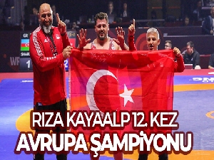 Rıza Kayaalp 12. kez Avrupa şampiyonu