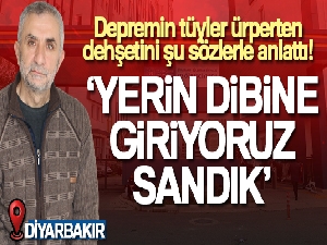 Adıyaman'da birçok arkadaşını kaybeden vatandaş: 'Yerin dibine giriyoruz sandık'