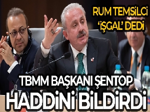 TBMM Başkanı Şentop'tan, GKRY Meclis Başkanı Dimitriu'ya ders niteliğinde 'işgal' cevabı