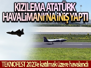 Bayraktar Kızılelma Teknofest'e uçtu