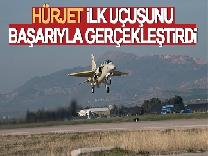 HÜRJET Jet Eğitim Uçağı ilk uçuşunu gerçekleştirdi