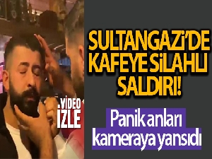 Sultangazi'de kafeye silahlı saldırı: 2 yaralı