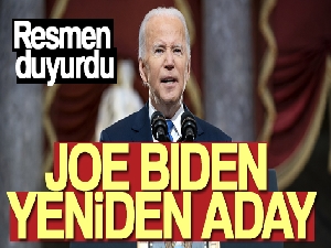 Biden, 2024 ABD başkanlık seçimlerinde yeniden aday olacak
