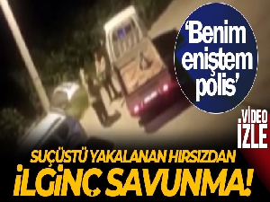 Tarla sahibine yakalanan enginar hırsızı: 'Benim eniştem polis'