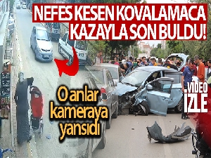 Antalya'da nefes kesen kovalamaca kazayla son buldu