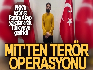 MİT operasyonuyla yakalanan PKK'lı terörist cezaevine gönderildi