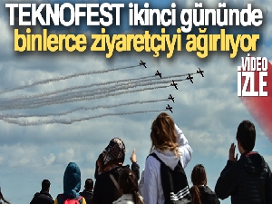 TEKNOFEST ikinci gününde binlerce ziyaretçiyi ağırlıyor