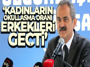 Bakan Mahmut Özer: 'Kadınların okullaşma oranı erkekleri geçti'