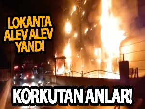 Samsun'da lokantada çıkan yangın evlere sıçradı, alevler geceyi aydınlattı