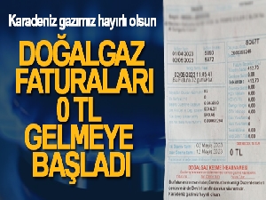 Doğalgaz faturaları '0' TL gelmeye başladı