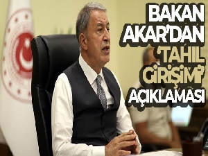 Bakan Akar'dan “tahıl girişimi” açıklaması