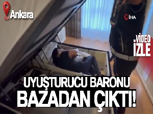 Uyuşturucu baronu bazadan çıktı... O anlar kamerada