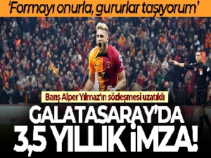 Galatasaray, Barış Alper Yılmaz'ın sözleşmesini uzattı
