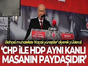 MHP Genel Başkanı Bahçeli: 'CHP ile HDP aynı kanlı masanın paydaşıdır'