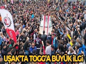 Uşak'ta Togg'a büyük ilgi