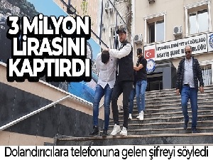 Dolandırıcılara telefonuna gelen şifreyi söyledi: 3 milyon lirasını kaptırdı