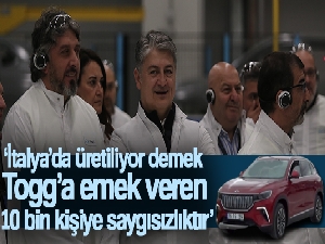 TOGG CEO'su Karakaş: 'İtalya'da üretiliyor demek Togg'a emek veren 10 bin kişiye saygısızlıktır'