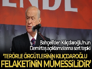 Bahçeli: 'Terör örgütlerinin adayı Kılıçdaroğlu felaketin mümessilidir'