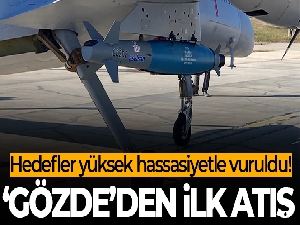 GÖZDE mühimmatı atış testinde hedefler yüksek hassasiyetle vuruldu