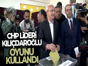 CHP lideri Kılıçdaroğlu oyunu kullandı