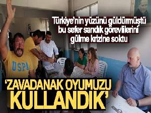'Zavadanak oyumuzu kullandık'