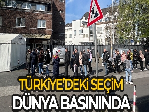 Türkiye'deki seçim dünya basınında