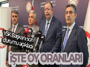 YSK Başkanı son durumu açıkladı... Sandıkların yüzde 99,4'ü açıldı: İşte oy oranları