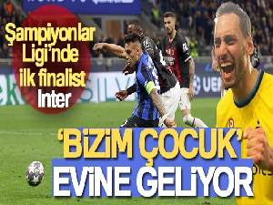 Şampiyonlar Ligi'nde ilk finalist Inter