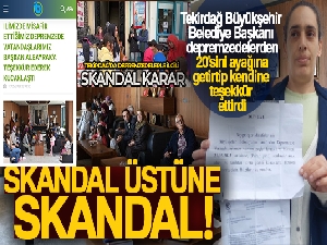 Özür dilemek yerine ayağına çağırıp teşekkür ettirdi