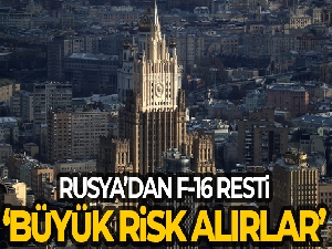 Rusya'dan Batı'nın F-16 hamlesine tepki: 'Büyük risk alırlar'