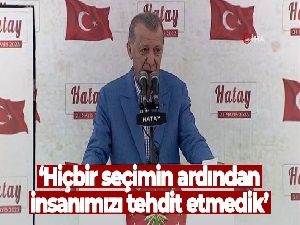 Cumhurbaşkanı Erdoğan: 'Hiçbir seçimin ardından insanımızı tehdit etmedik'