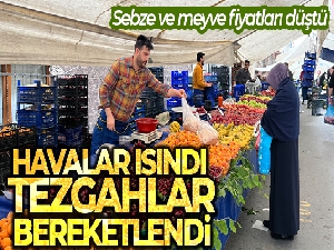 Havaların ısınması sebze fiyatlarını düşürdü