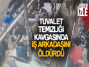 Bayrampaşa'da tuvalet kavgası cinayetle bitti: O anlar kamerada