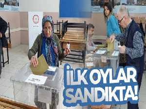 İlk oylar sandıkta!