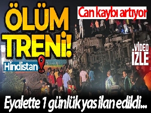 Hindistan'daki tren kazasında can kaybı 288'e yükseldi