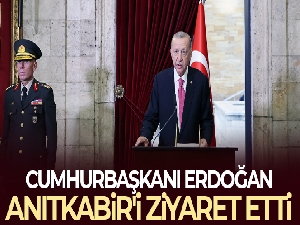 Cumhurbaşkanı Erdoğan, yemin töreninin ardından Anıtkabir'i ziyaret etti