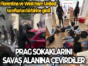 Fiorentina ve West Ham United taraftarları maç öncesi birbirine girdi: 3 yaralı, 16 gözaltı