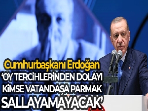 Cumhurbaşkanı Erdoğan: 'CHP bu şekilde siyaset yaptığı sürece, bu ülkede iktidar yüzü göremez'