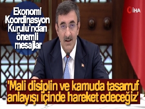 Cumhurbaşkanı Yardımcısı Yılmaz: 'Mali disiplin ve kamuda tasarruf anlayışı içinde hareket edeceğiz'