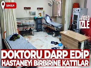 Doktoru darp edip, hastaneyi birbirine kattılar