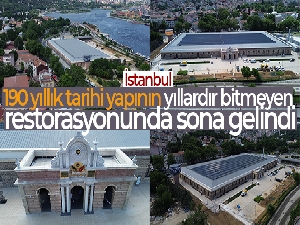 190 yıllık tarihi yapının yıllardır bitmeyen restorasyonunda sona gelindi